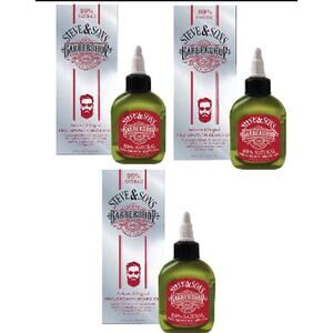 3 Pack - Steve & Sons Barbershop Pro-Growth Beard Oil 2.5 oz. Bottles